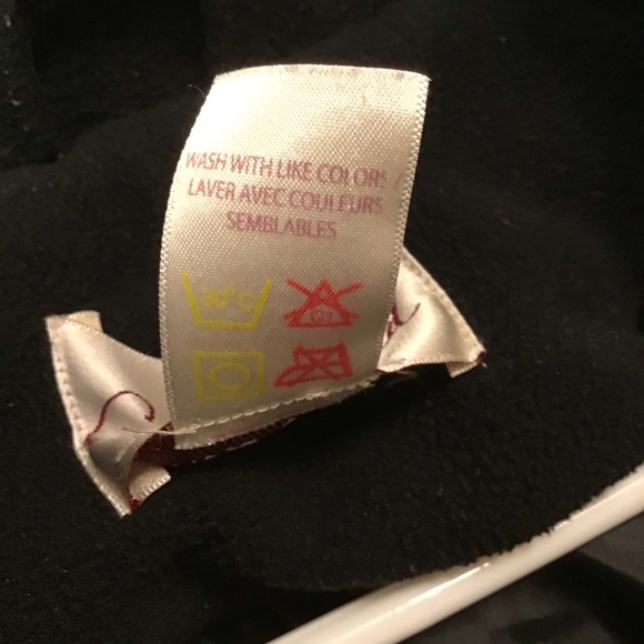 🧥 Carroll Reed Black Fleece Jacket Ladies Size M - Picture 4 of 6